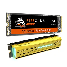 Seagate FireCuda 520 1 Tt, NVMe PCIe 4.0 M.2 -SSD-levy