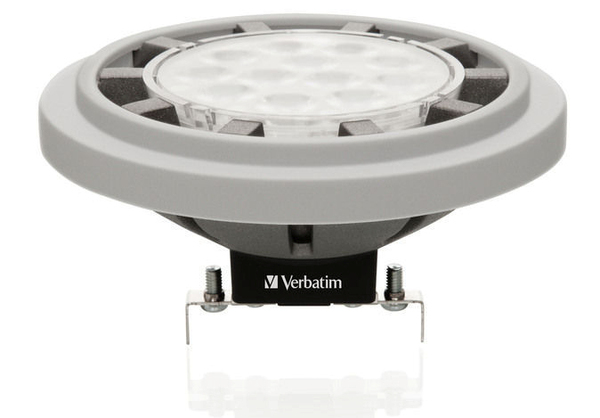 LED AR111, 15 W silver 35 deg