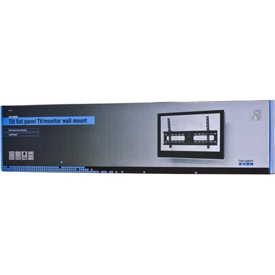 DELTACO sein&auml;kiinnike LCD/Plasmalle 37-63" max75 kg,kallist  musta