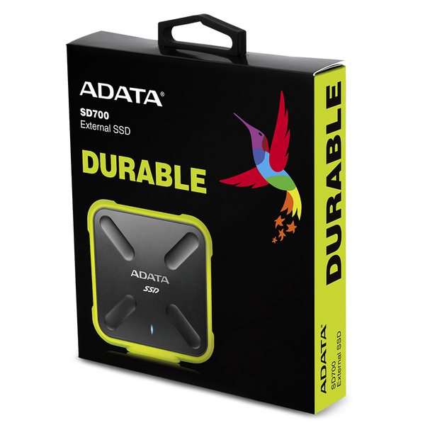 ADATA SD700 Ext SSD 512GB USB 3.1 Yellow