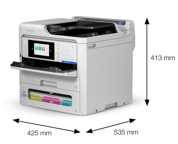 EPSON WorkForce Pro EM-C800RDWF MFP colour inkjet A4 25ppm Print 330sheets USB LAN Wi-Fi