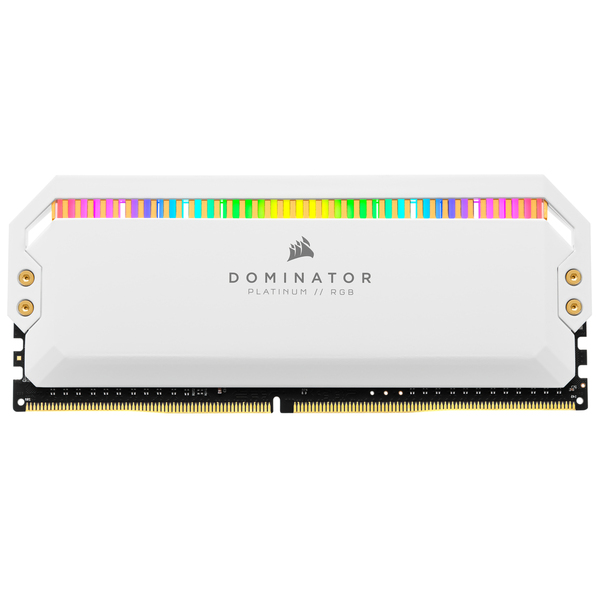Corsair 32 GB (2 x 16 GB) Dominator Platinum RGB, DDR4 3200 MHz -muisti, valkoinen Corsair 32 GB (2 x 16 GB) Dominator Platinum RGB, DDR4 3200 MHz -muisti, valkoinen