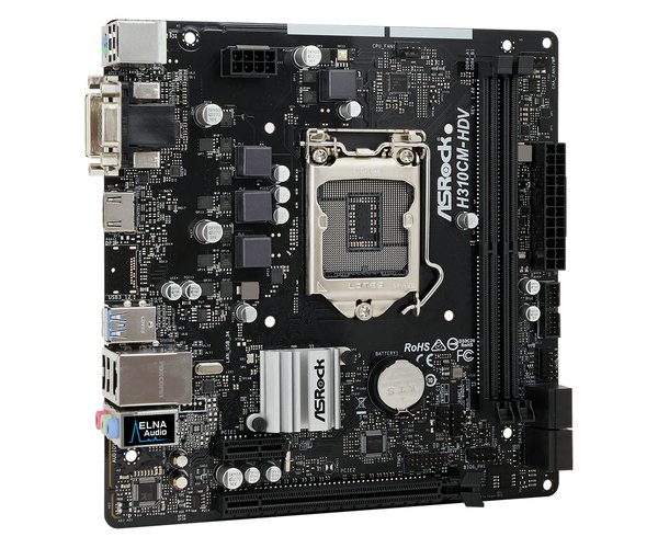 ASRock H310CM-HDV LGA1151 mATX moderkort