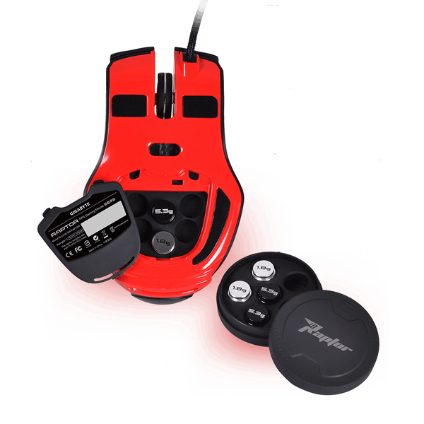 Gigabyte Raptor - gaming mouse, Black/Red
