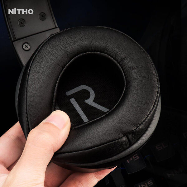 NITHO Janus -pelikuulokkeet mikrofonilla, musta