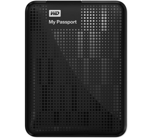 WD My Passport 320GB HDD USB3.0/2.0 2,5inch RTL external RoHS compliant Black