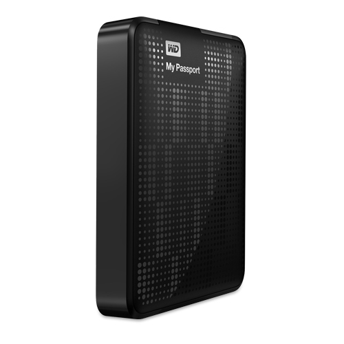 WD My Passport 320GB HDD USB3.0/2.0 2,5inch RTL external RoHS compliant Black