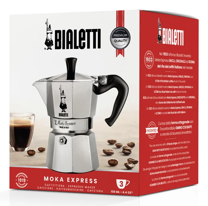 Bialetti Moka Express 3TZ -espressokeitin