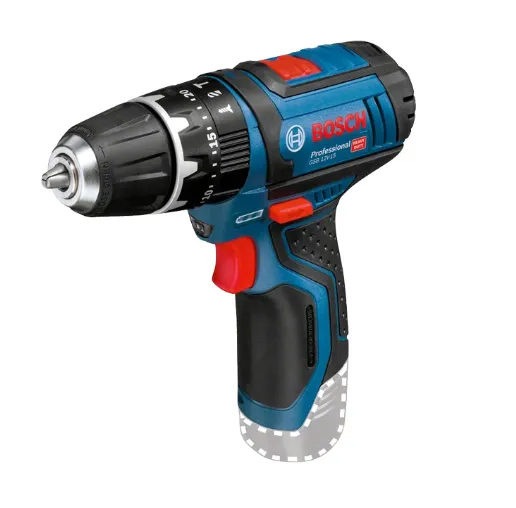 Bosch Cordless Combi GSB 12V-15 Solo Professional, 12 volts&nbsp;(blue / black, without battery and charger)