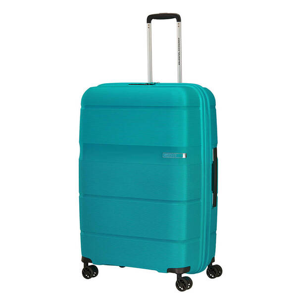 American Tourister Linex Spinner 76/28cm TSA - suitcase, ocean blue