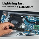 Crucial T500 500 GB, PCIe 4.0, M.2 - SSD