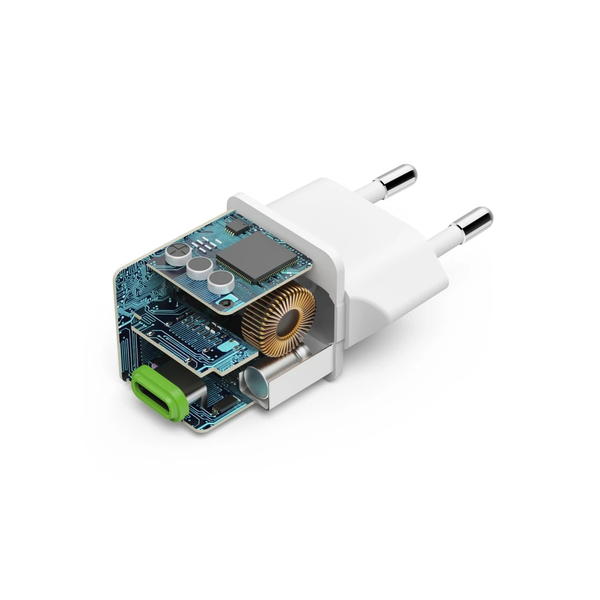 HAMA Mini Fast Charger USB-C PD 25W White