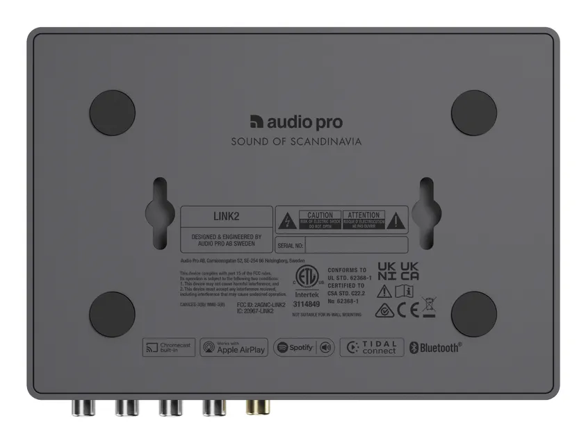 AUDIO PRO Receiver Link 2 Multiroom Streamer