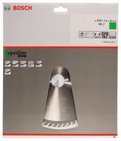 Bosch circular saw blade OP WO H 210x30-60 - 2608641190