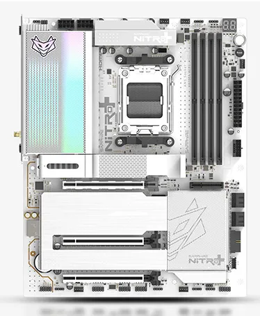 Sapphire NITRO+ X870EA WiFi 7 Phantom Link Polar AM5 ATX moderkort