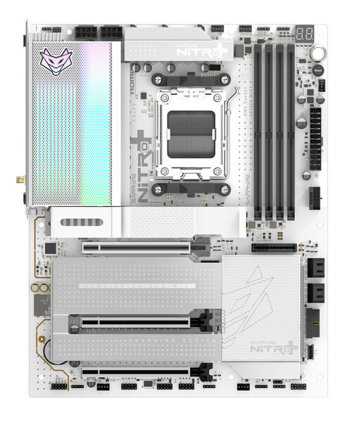 Sapphire NITRO+ X870EA WiFi 7 Phantom Link Polar AM5 ATX Motherboard