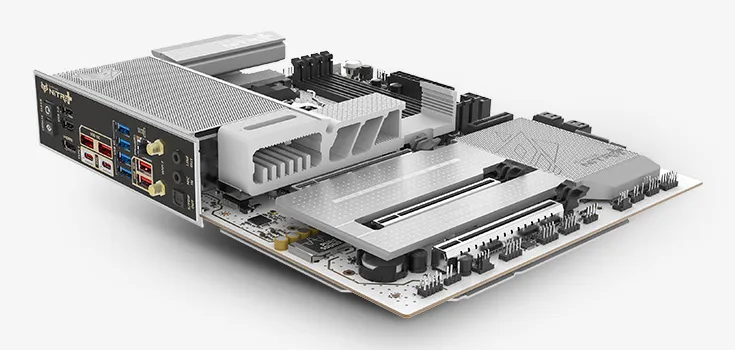 Sapphire NITRO+ X870EA WiFi 7 Phantom Link Polar AM5 ATX moderkort