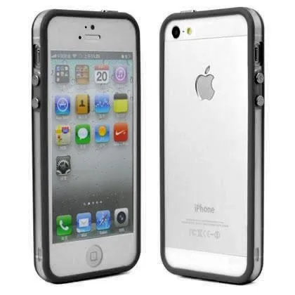Insmat Phone Bumper &nbsp;for iPhone 5/5S, Kirkas/Musta