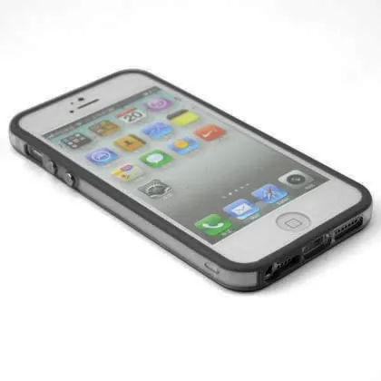 Insmat Phone Bumper &nbsp;for iPhone 5/5S, Kirkas/Musta