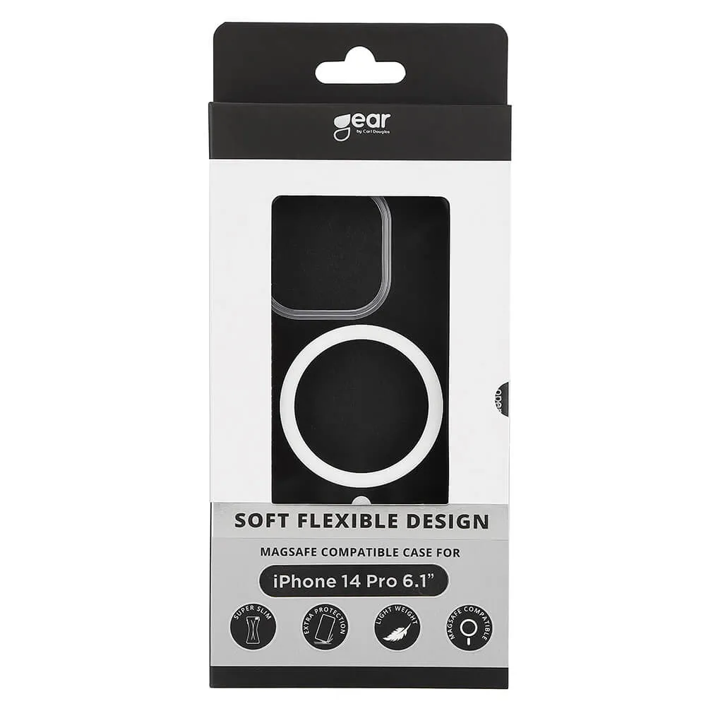 GEAR TPU MagSeries, iPhone 14 Pro -suojakuori, L&auml;pin&auml;kyv&auml;