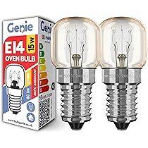 OSRAM speciallampa f&ouml;r kylsk&aring;p, frys och ugn 15 W E14, 2-pack, transparent
