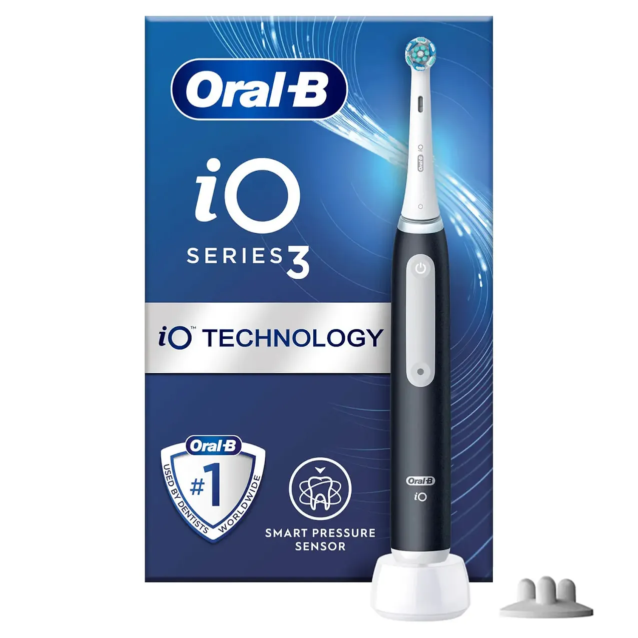 Oral-B iO 3 -s&auml;hk&ouml;hammasharja, Matte Black