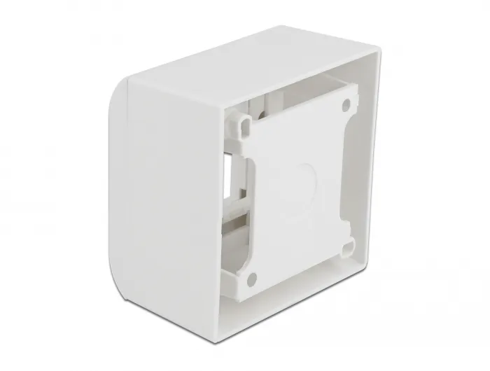 Delock Surface-mounted Housing for Easy 45 Modules 82 x 82 mm, white