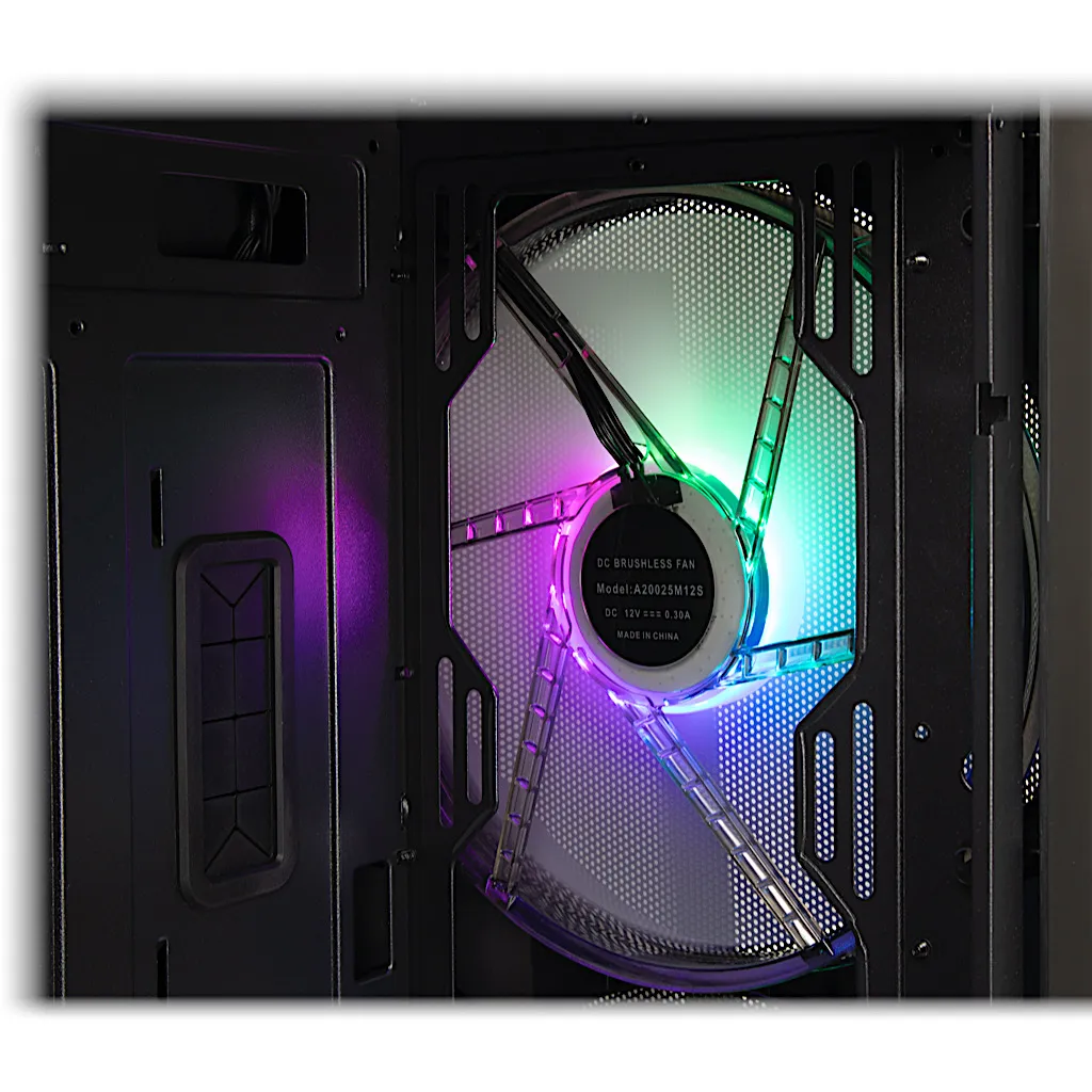 Inter-Tech IT-3503 Airstream - Mid Tower case, Black