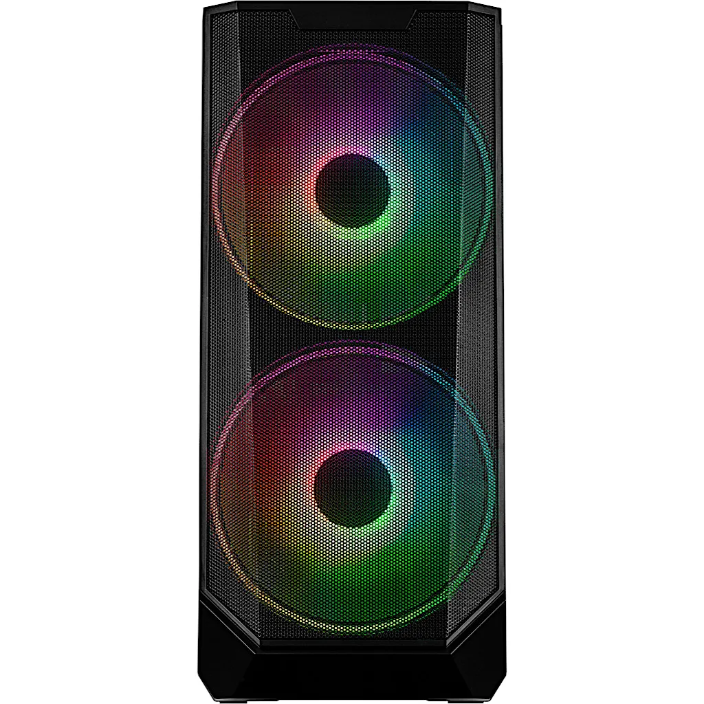 Inter-Tech IT-3503 Airstream - Mid Tower case, Black