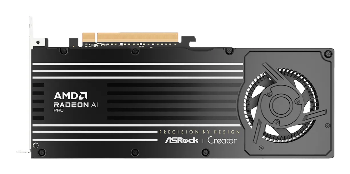 ASRock Radeon AI PRO R9700 Creator 32 GB grafikkort