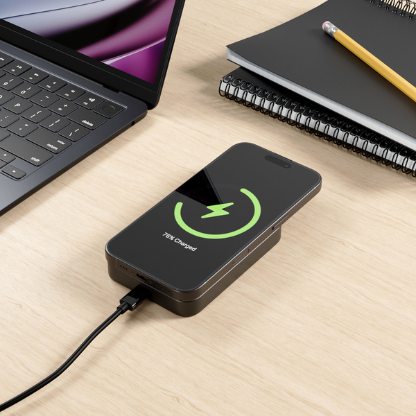 Epico UltraPack Qi2 EM71b Aluminium Mag+ 10000 mAh, 20W - powerbank, Black