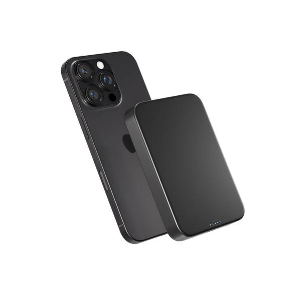 Epico UltraPack Qi2 10000mAh Alu Mag+ Wireless Power Bank EM71b Wireless Charging 15W for iPhone and Android, Black