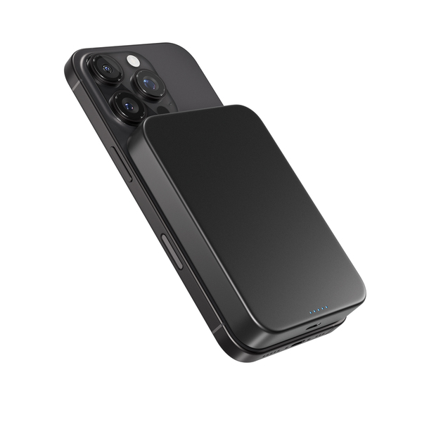 Epico UltraPack Qi2 EM71b Aluminium Mag+ 10000 mAh, 20W - powerbank, Black