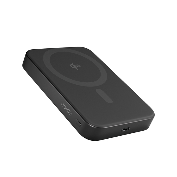 Epico UltraPack Qi2 10000mAh Alu Mag+ Wireless Power Bank EM71b Wireless Charging 15W for iPhone and Android, Black