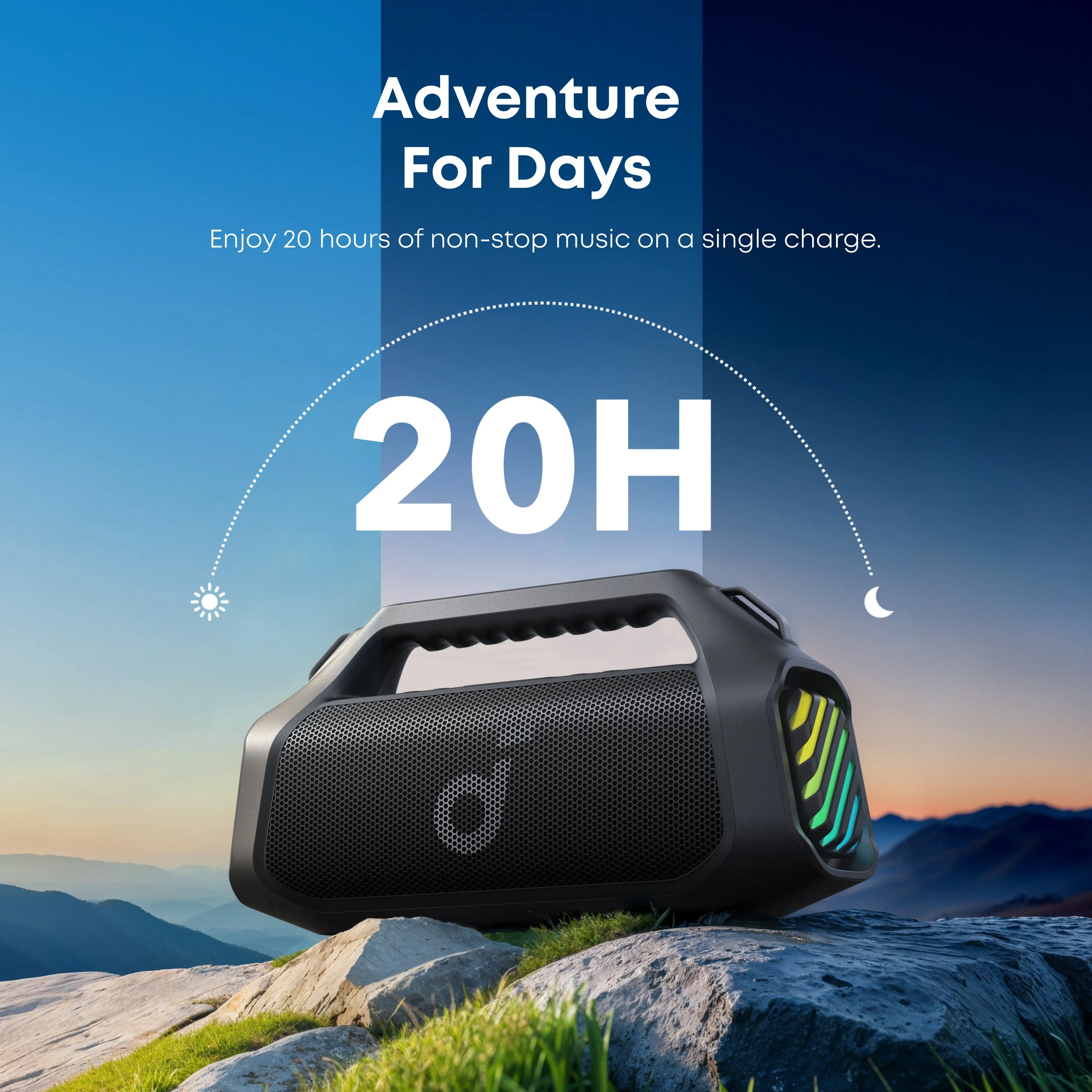 Anker Soundcore Boom 2 Pro Wireless, Bluetooth Portable speaker, Black