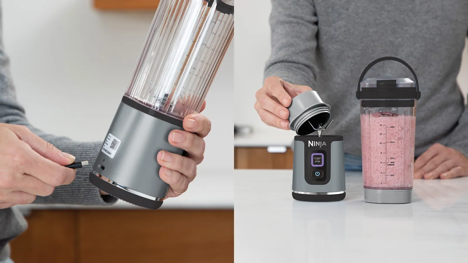 Ninja Blast BC151EUBK - portable blender, black