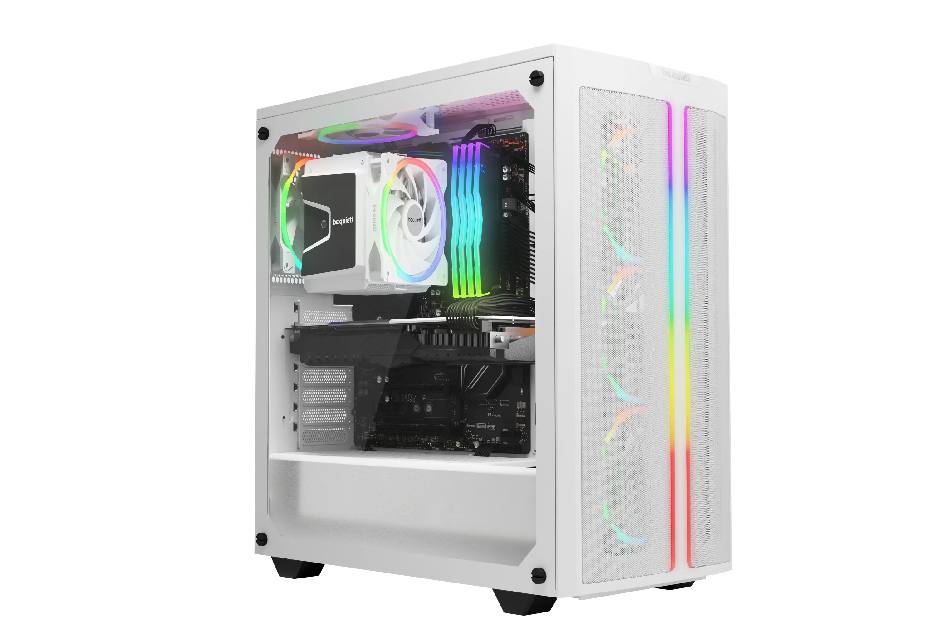 be quiet! Light Wings, PWM, 140mm - case fan, white, 3pcs