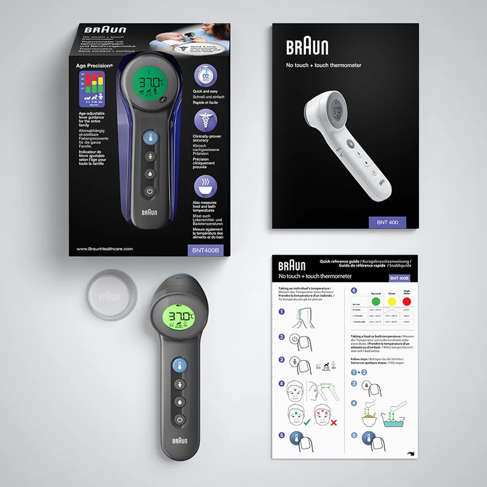 Braun BNT400B -otsakuumemittari - musta