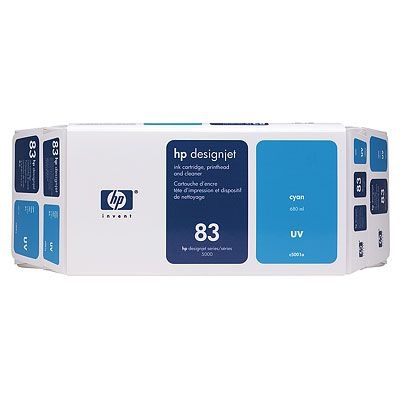 HP No. 83 value pack cyan ink, printhead + cleaners