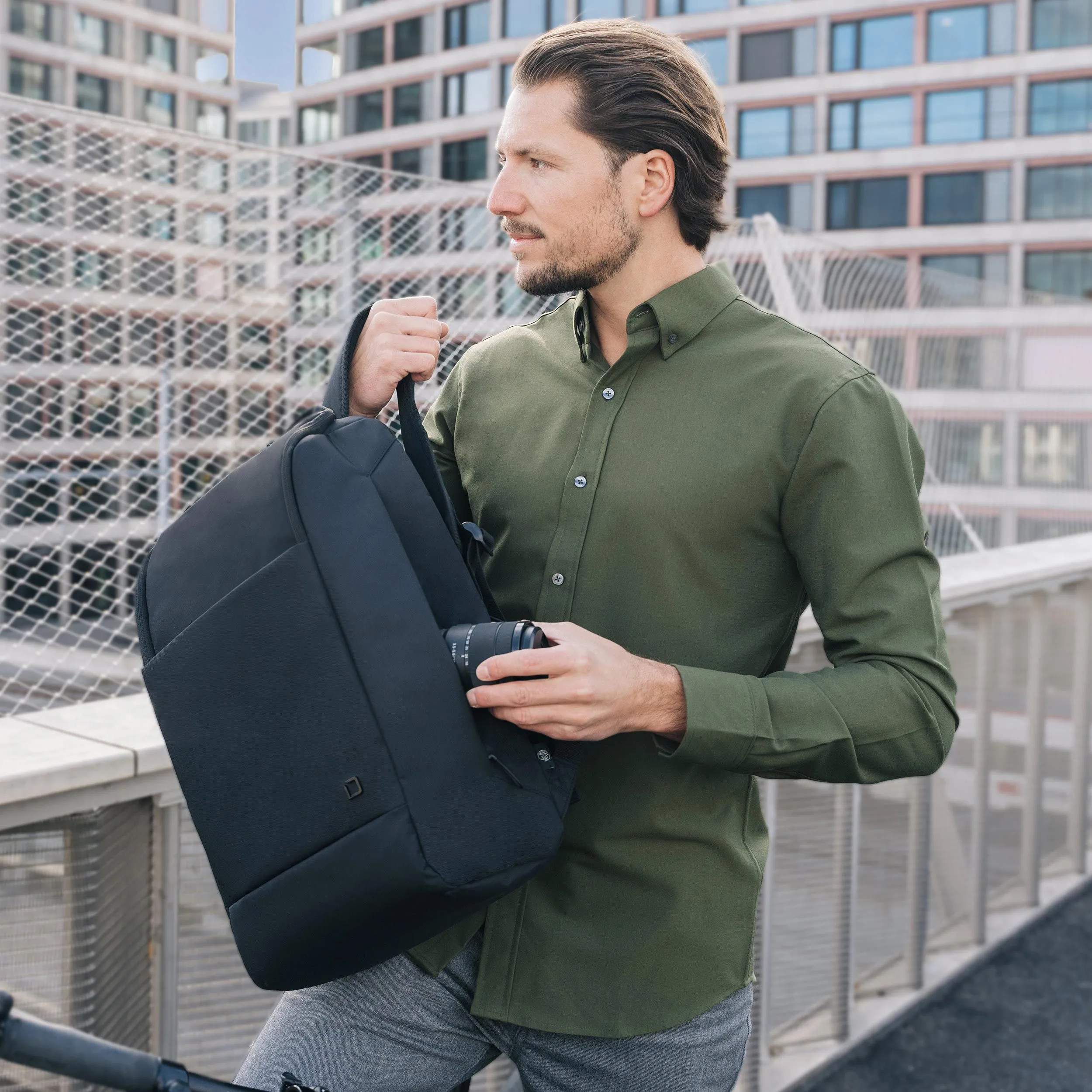 Laptop Backpack Eco MOTION 13''- 15.6'', Black