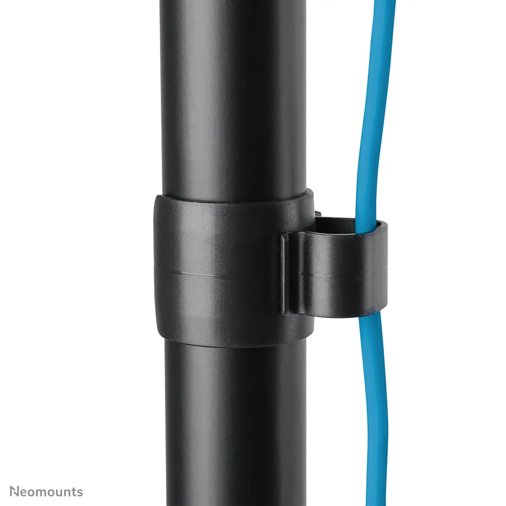 Neomounts desk mounted sit-stand workstation Screen Keyboard &amp; Mouse