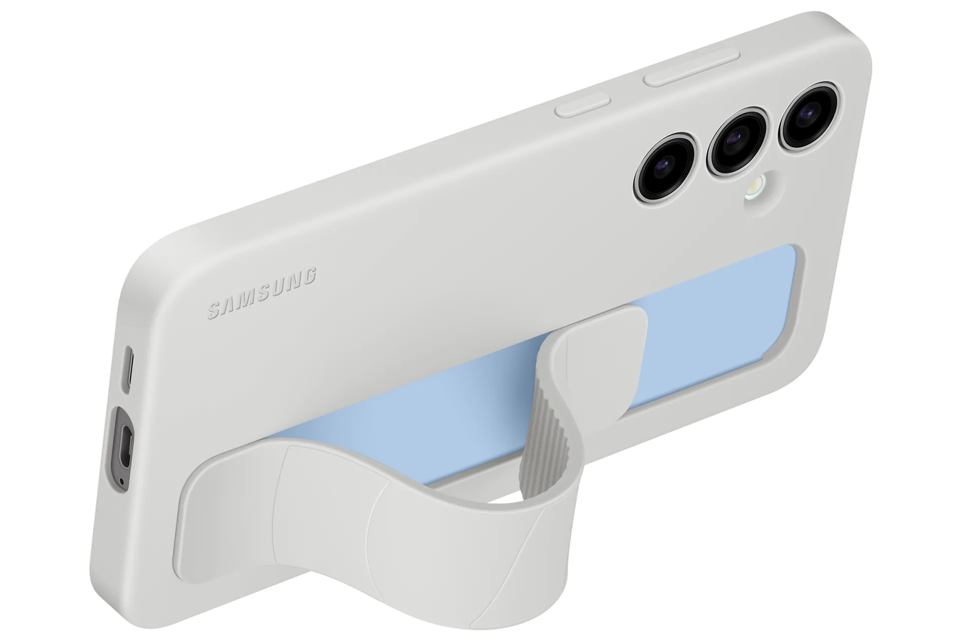 Samsung Galaxy S24 FE Standing Grip Case, Gray