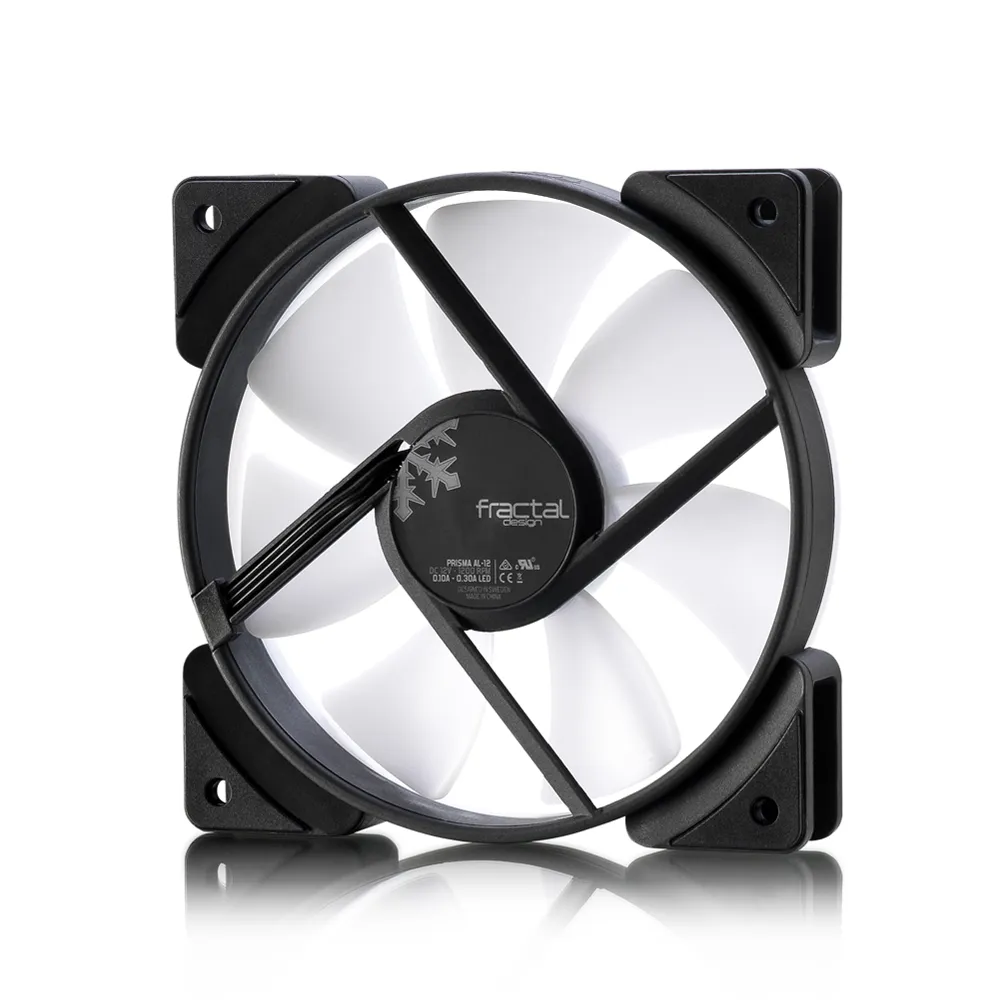 Fractal Design Prisma AL-12 ARGB, 120mm - chassi fl&auml;kt, svart, 3st