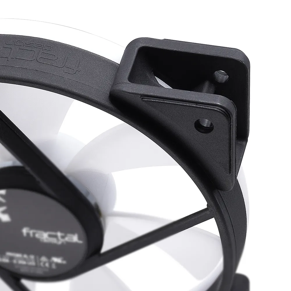 Fractal Design Prisma AL-12 ARGB, 120mm - chassi fl&auml;kt, svart, 3st