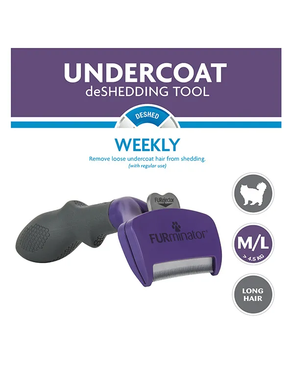 FURminator - furminator for longhaired cats - M/L