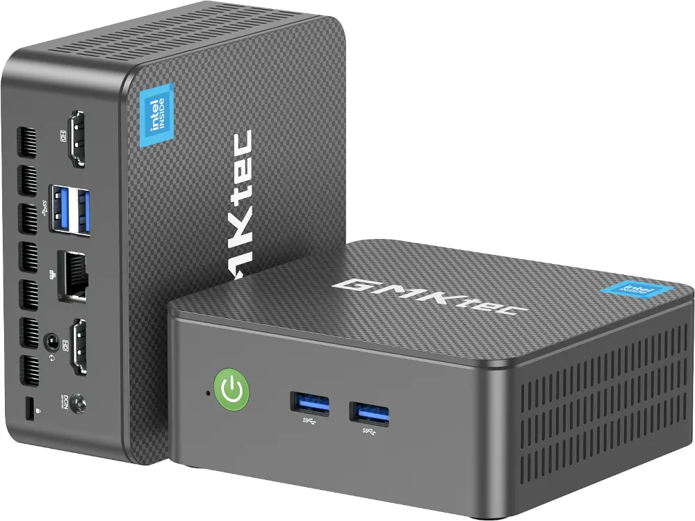 GMKtec G3 Plus N150, 16GB, 512GB, Win 11 Pro Mini PC, Grey Titanium