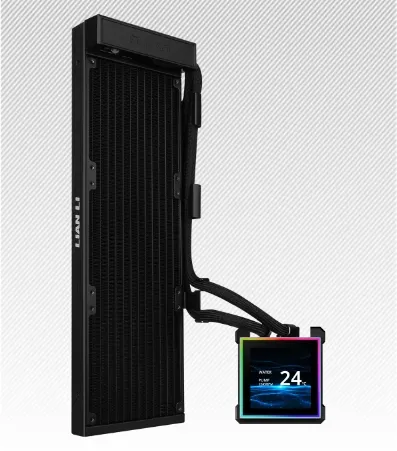 Lian Li Hydroshift II LCD-S 360N 360mm ARGB -nestej&auml;&auml;hdytin, musta