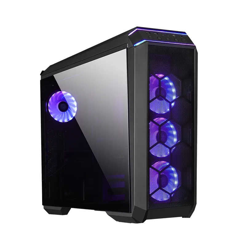 Chieftec Stallion 3 GP-03B-UC-OP Midi-Tower Case with window and RGB lighting, Black