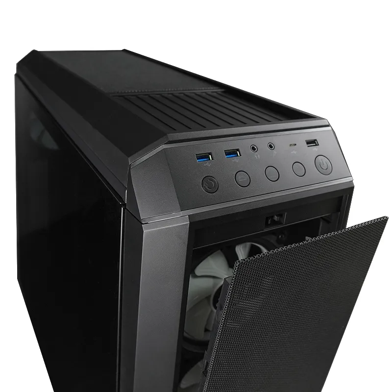 Chieftec Stallion 3 GP-03B-UC-OP Midi-Tower Case with window and RGB lighting, Black
