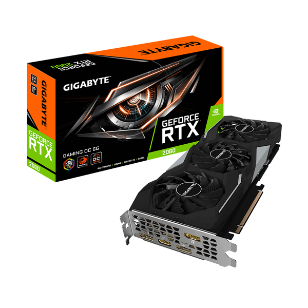 Gigabyte GeForce RTX 2060 GAMING OC 6G -n&auml;yt&ouml;nohjain